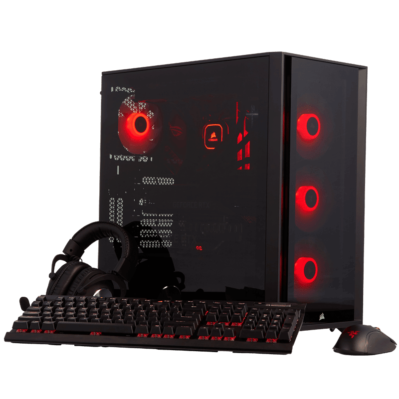 Ace Gaming PC side with peripherals