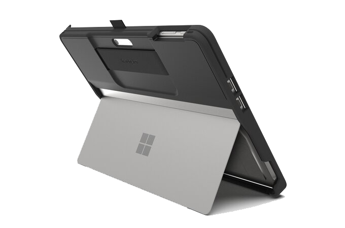 A black Microsoft Surface Pro 4 case.