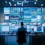 Blurred,Background,Of,A,Modern,Control,Room,Showcasing,Advanced,Technology